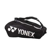 Yonex Racketbag Club Line (Schlägertasche, 3 Hauptfächer) 2023 schwarz 12er